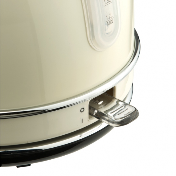 Bourgini Nostaligische Thermo Waterkoker 1,7L 2200W Creme - Afbeelding 4