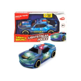 Dickie Toys Lightstreak Politieauto + Licht en Geluid