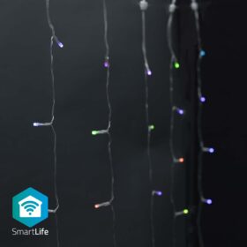 Nedis WIFILXC01C180 Smartlife Decoratieve Led Gordijn Wi-fi Rgb 180 Led's 3 M Android™ / Ios