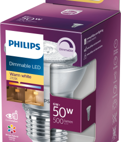 Philips LED Classic50W PAR20 E27 WW 25D D 1SRT4 Verlichting
