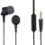 Hama Oordopjes Kooky In-ear Microfoon Kabel-knikbescherming Zwart