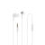 Nedis HPWD2020WT Wired Headphones 1.2m Round Cable In-ear Built-in Microphone White