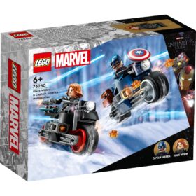 Lego Marvel 76260 Captain America en Black Widow Motoren