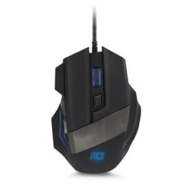 ACT AC5000 | Bedrade Gaming Muis | Rechtshandig | USB-A | 3200 DPI | Zwart