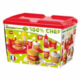 Ecoiffier 100% Chef Hamburgerset 36-delig