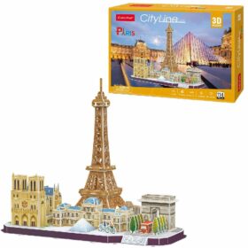Cubic Fun City Line 3D Puzzel Parijs 114 Stukjes