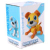 Robot Puppy Rick 20 cm + Licht en Geluid Blauw/Wit