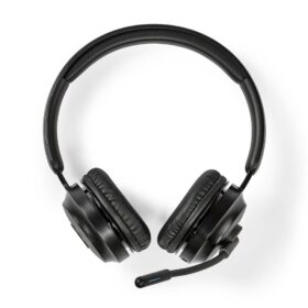 Nedis CHSTB310BK Pc-headset On-ear Stereo Bluetooth Inklapbare Microfoon Zwart