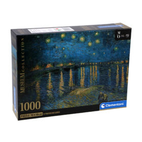 Clementoni Museum Collection Puzzel Van Gogh Starry Night 1000 Stukjes + Poster