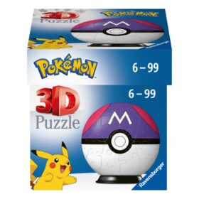 Ravensburger 3D Puzzel Pokémon Master Ball 55 Stukjes