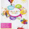 Basic Craft Gekleurd Papier A4 100 Vellen Knutsel Papier