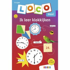 Zwijsen Maxi Loco Oefenboekje Ik Leer Klokkijken