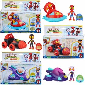 Hasbro Marvel Spidey and Friends Web Spinners Voertuig Assorti