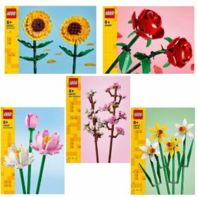 Lego Icons Botanical Flowers Pakket Assorti Display 20 Stuks