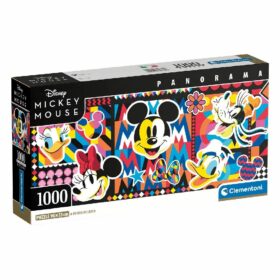 Clementoni Panorama Puzzel Disney Mickey Mouse 1000 Stukjes