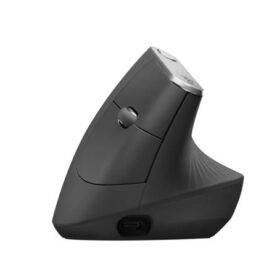 Logitech MX Vertical | Draadloze Ergonomische Muis | Rechtshandig | RF + Bluetooth + USB-C | 4000 DPI suggestie | Grafiet