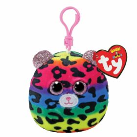 TY Squish a Boo Clips Knuffel Luipaard Dotty 8 cm