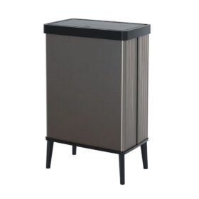 Curver Verto High Prullenbak 54L Push Pearl Gray