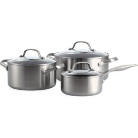 GreenPan Geneva Pannenset 6-delig RVS