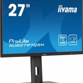 iiyama ProLite XUB2797QSN-B2 27" | 2560 x 1440 IPS | 100Hz | USB-C-Hub | Monitor