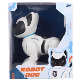 Robot Hond + Licht en Geluid Wit