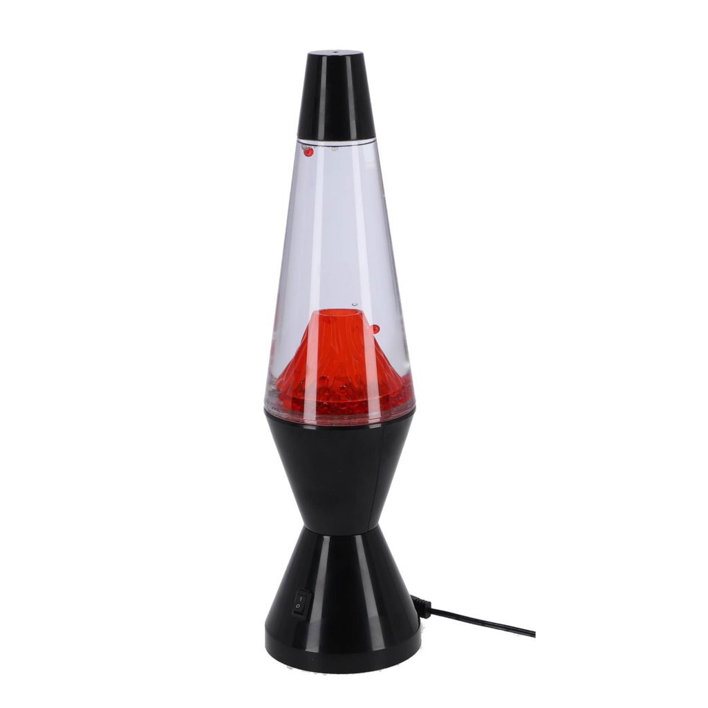 Lava Lamp Vulkaan Zwart/Rood - Afbeelding 3
