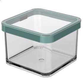 Rotho LOFT Bewaardoos 10x10x7.2 cm 0.5L Mistletoe Groen/Transparant