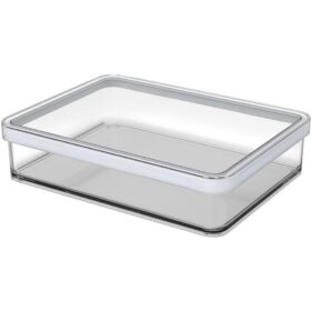 Rotho LOFT Vleeswarendoos 20x15x5 cm 1L Wit/Transparant