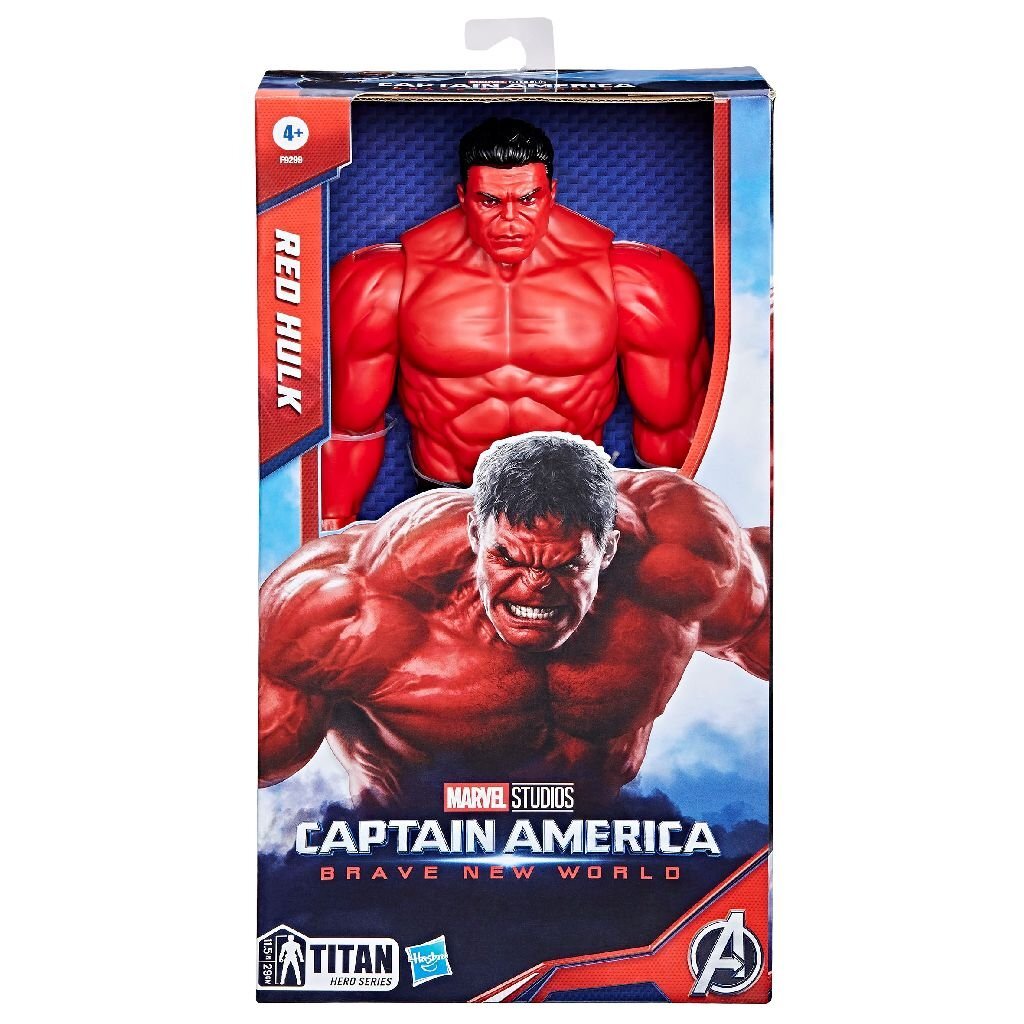 Hasbro Captain America Titan Hero Red Hulk 30 cm - Afbeelding 4