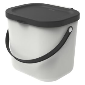 Rotho ALBULA Bio Afvalbakje 23.5x20x20.8 cm 6L Wit