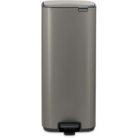 Brabantia Bo Pedaalemmer 30L Platinum