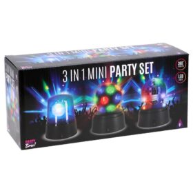 Party Time Mini Disco LED Lampen Set