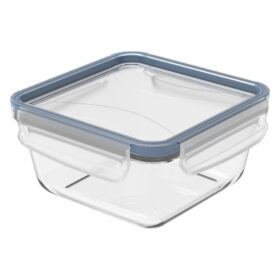 Rotho Clic & Lock Koelkast Bewaardoos 0.75L Horizon Blauw/Transparant/Glas