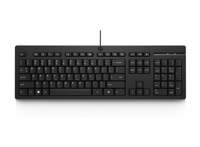 HP 125 | Bedraad Toetsenbord | USB | QWERTY US International | Zwart
