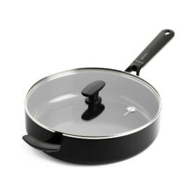 GreenPan Smart Shape Hapjespan met Glazen Deksel 28 cm Zwart