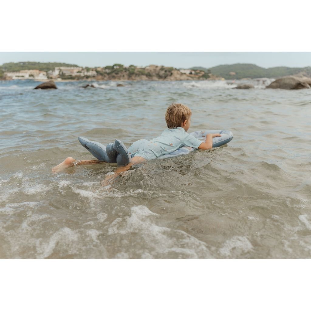 Little Dutch Ocean World Luchtbed met Staart 118 cm Blauw - Afbeelding 5